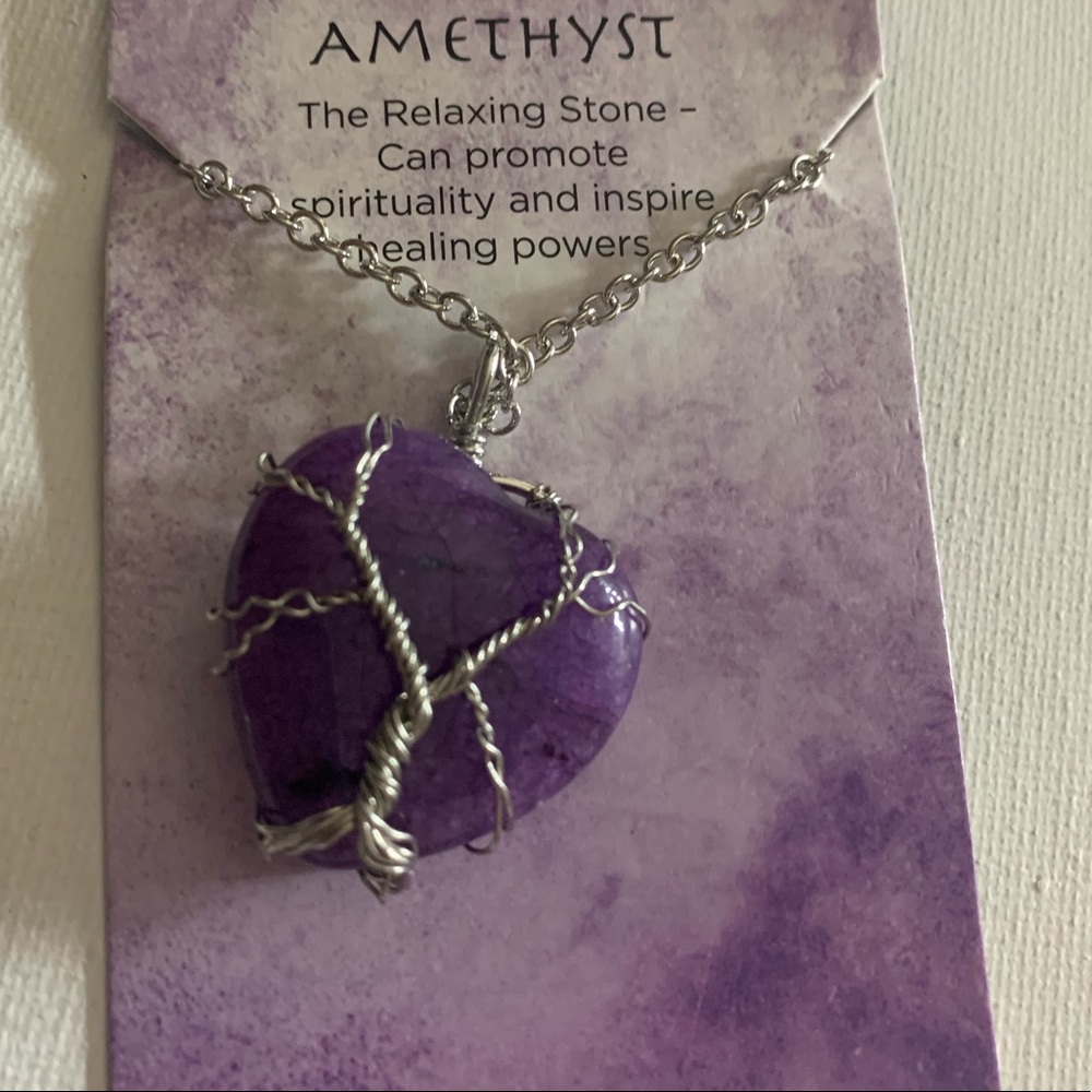 Amethyst necklace
